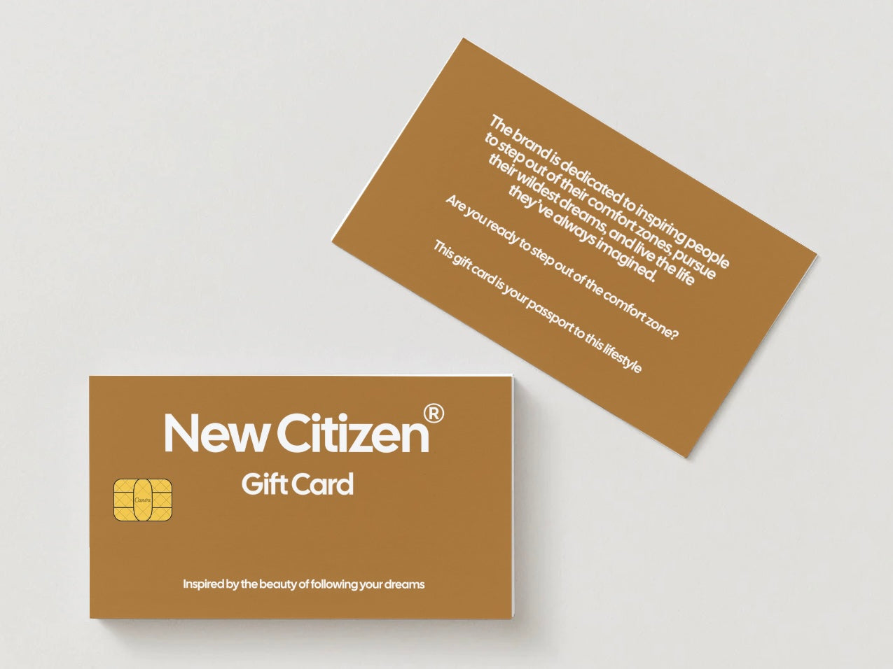 Tarjeta Regalo I New Citizen. Encontrar el regalo perfecto no siempre es fácil, pero con la tarjeta regalo de New Citizen aciertas siempre. Elige entre Oro, Plata y Bronce.