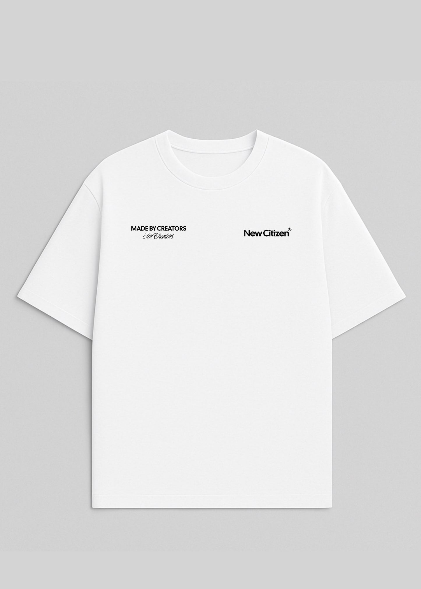 CEO Of My Own Narrative – Camiseta Oversize Blanca - New Citizen