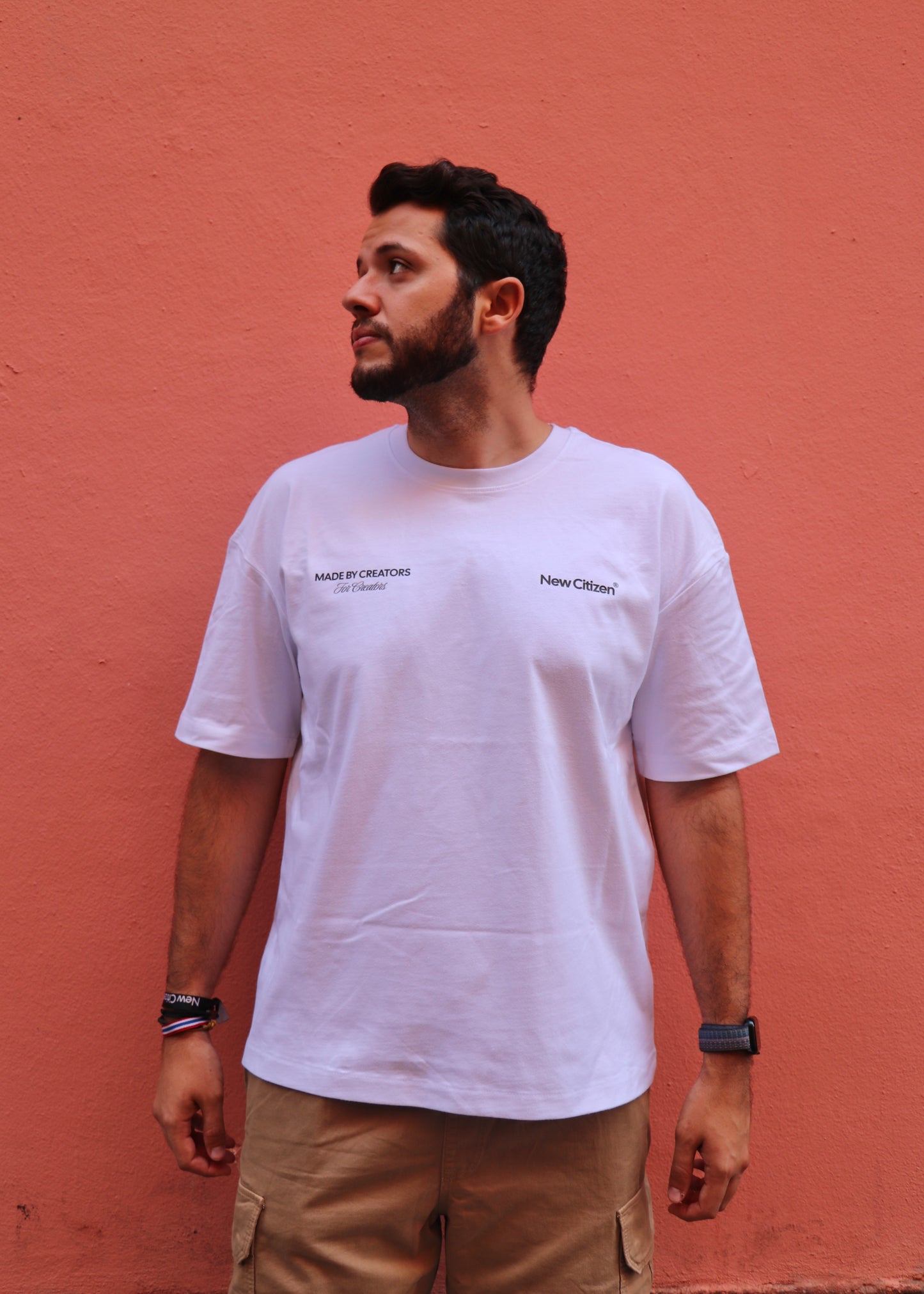 CEO Of My Own Narrative – Camiseta Oversize Blanca - New Citizen