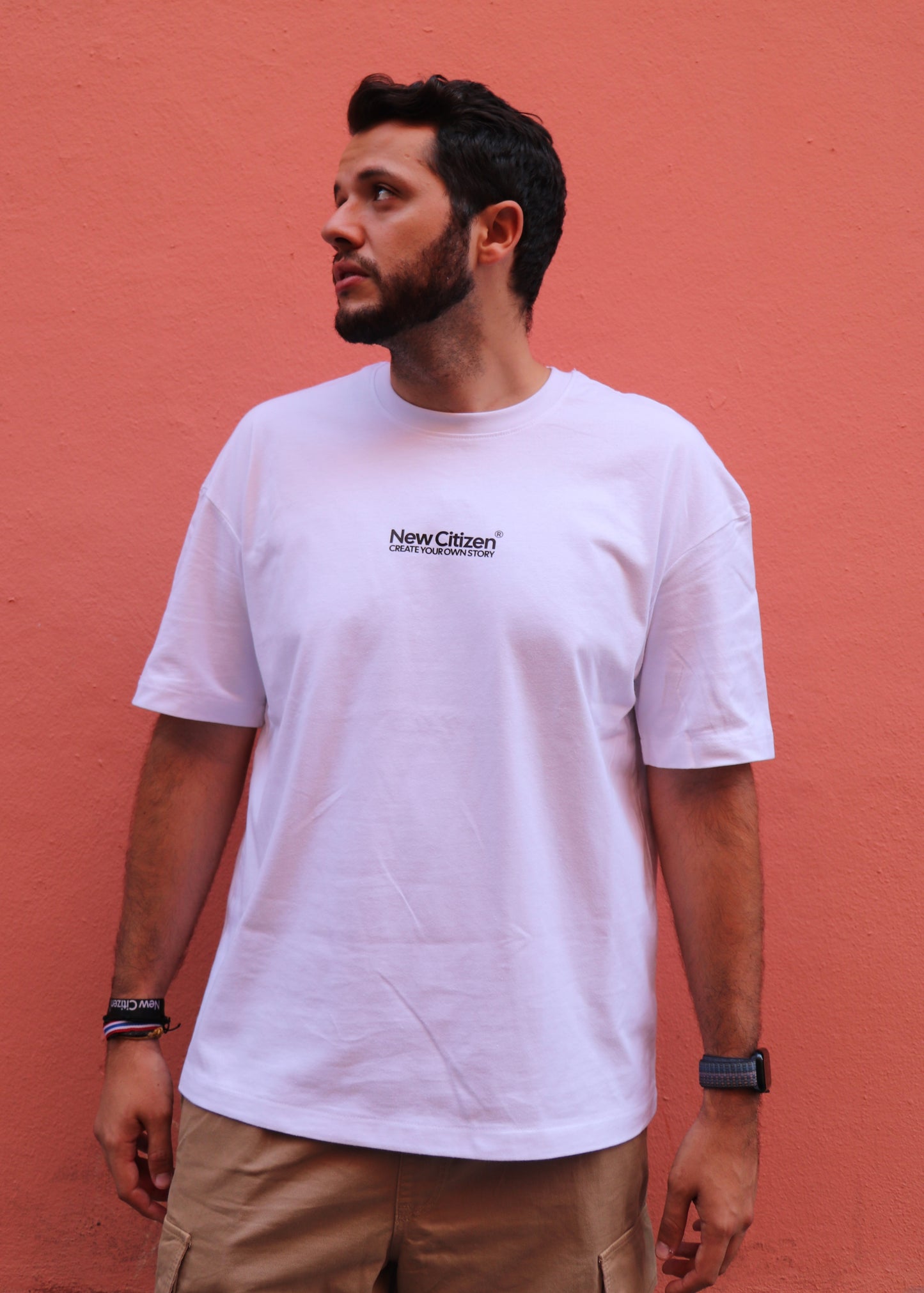 Básico New Citizen - Camiseta Oversize Blanca - New Citizen