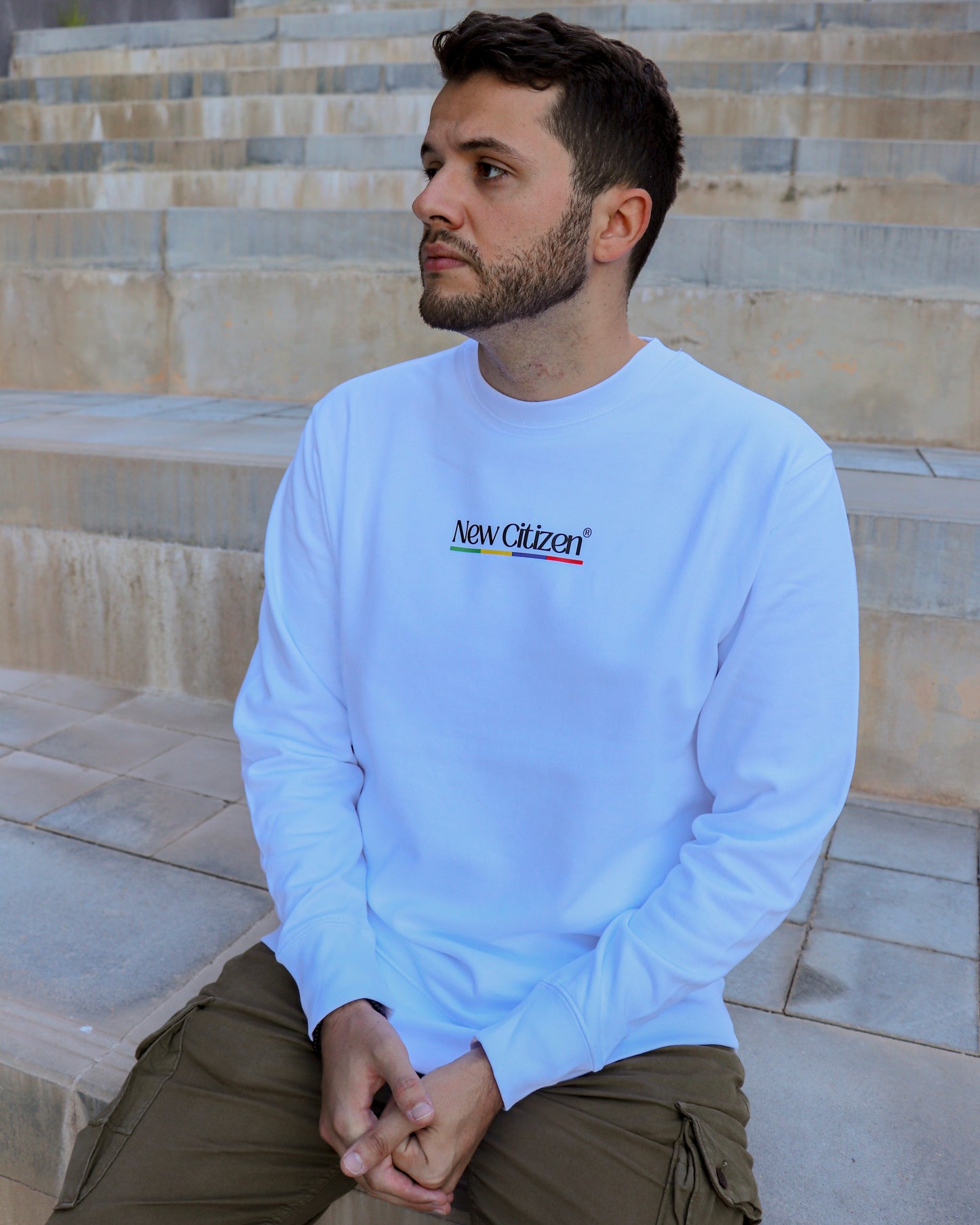 The Dreamers Club – Sudadera Blanca Unisex - New Citizen