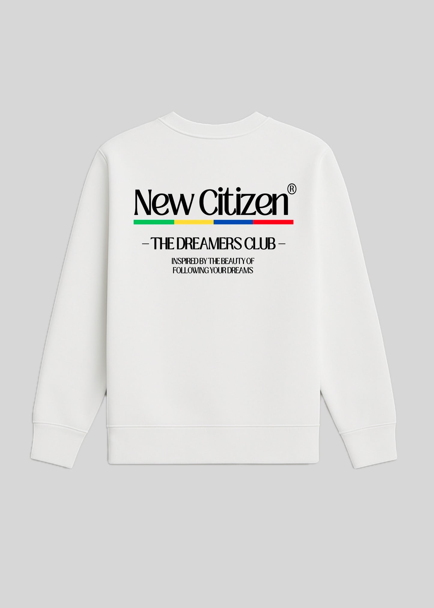 The Dreamers Club – Sudadera Blanca Unisex - New Citizen