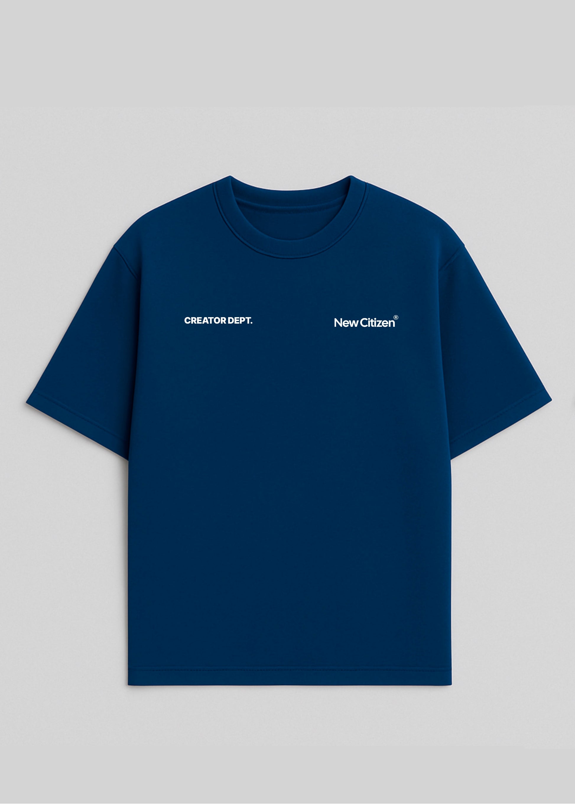Create The Life You Always Wanted – Camiseta Oversize Azul Marino - New Citizen