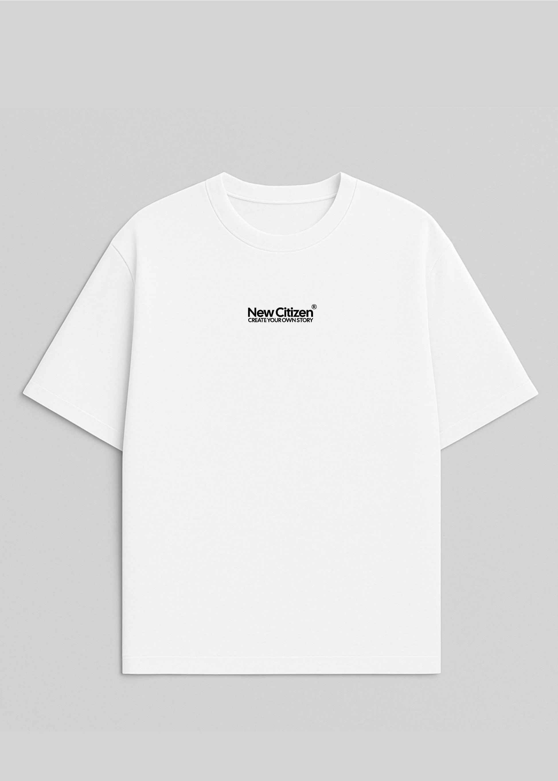 Básico New Citizen - Camiseta Oversize Blanca - New Citizen