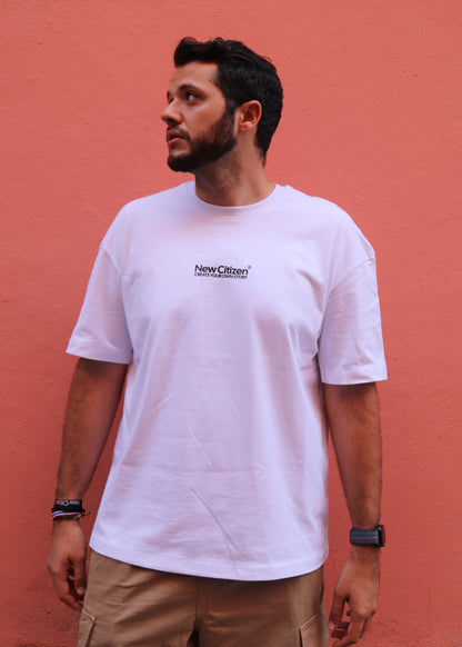 Básico New Citizen - Camiseta Oversize Blanca - New Citizen