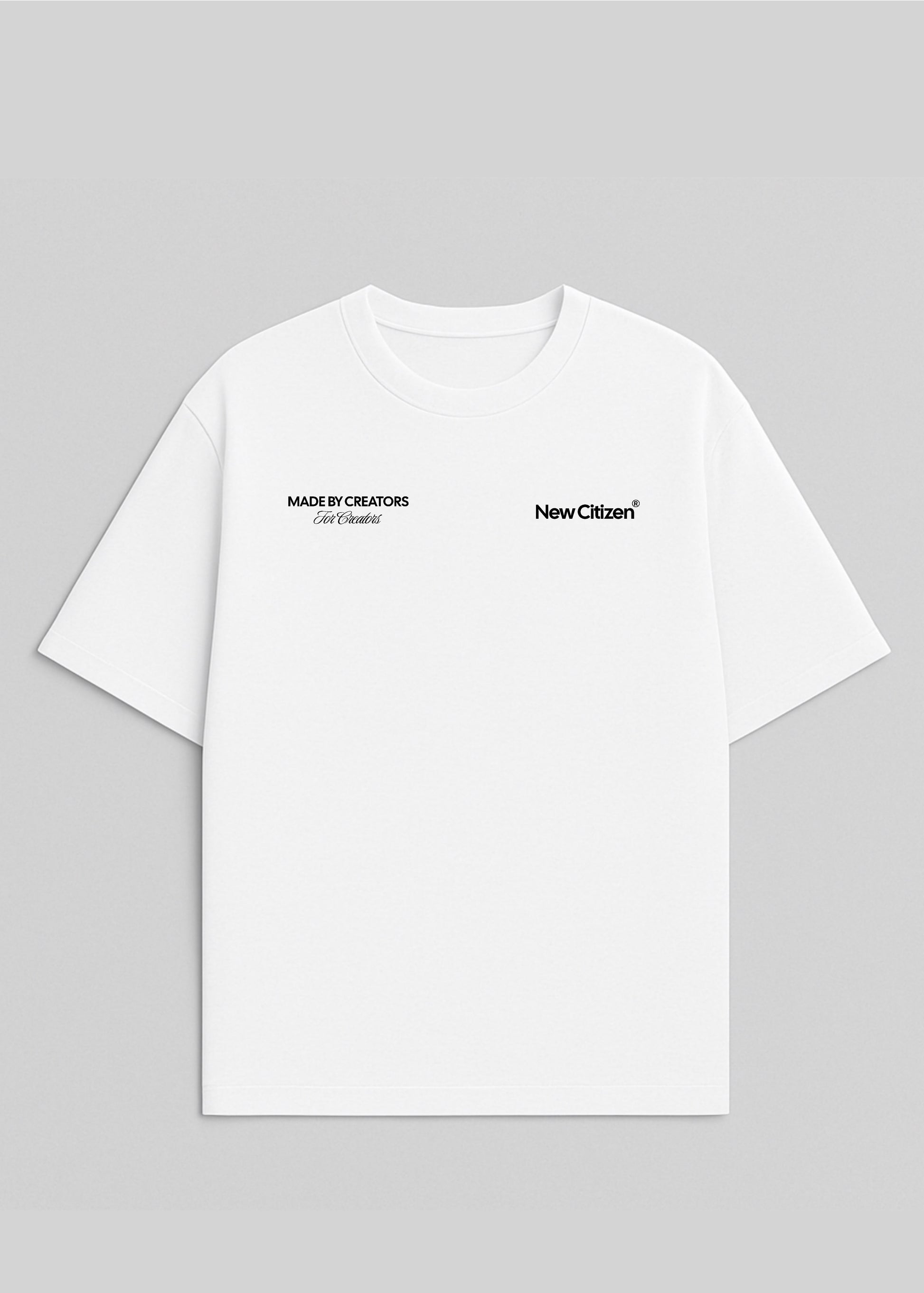 CEO Of My Own Narrative – Camiseta Oversize Blanca - New Citizen