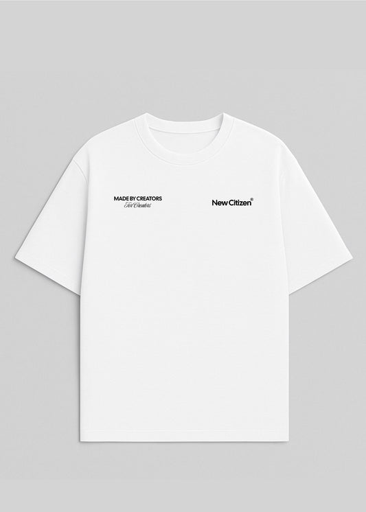 CEO Of My Own Narrative – Camiseta Oversize Blanca - New Citizen