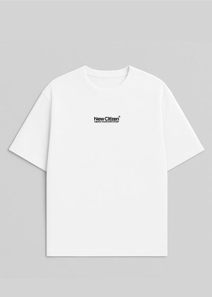 Básico New Citizen - Camiseta Oversize Blanca - New Citizen