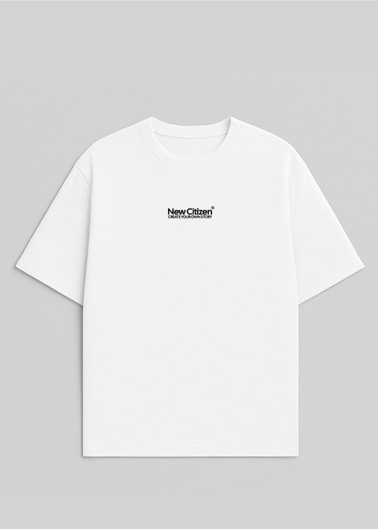 Básico New Citizen - Camiseta Oversize Blanca - New Citizen