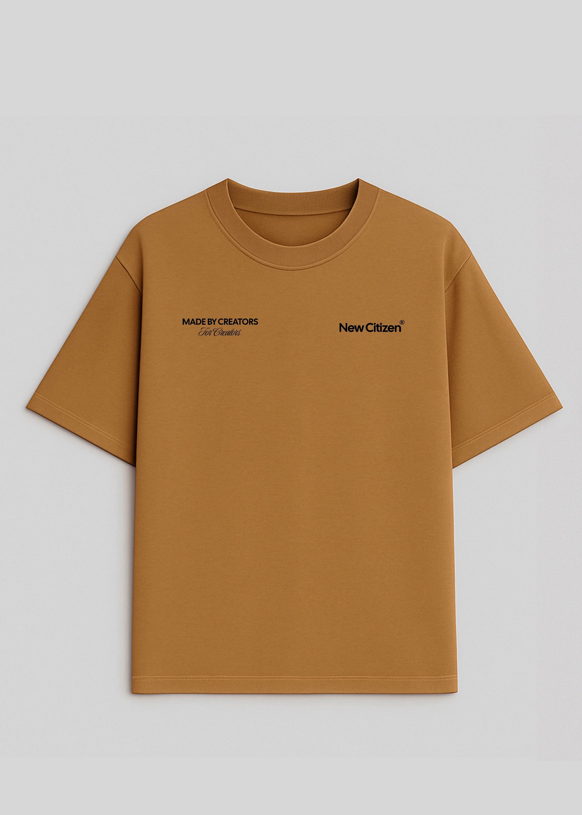 CEO Of My Own Narrative – Camiseta Oversize Camel - New Citizen
