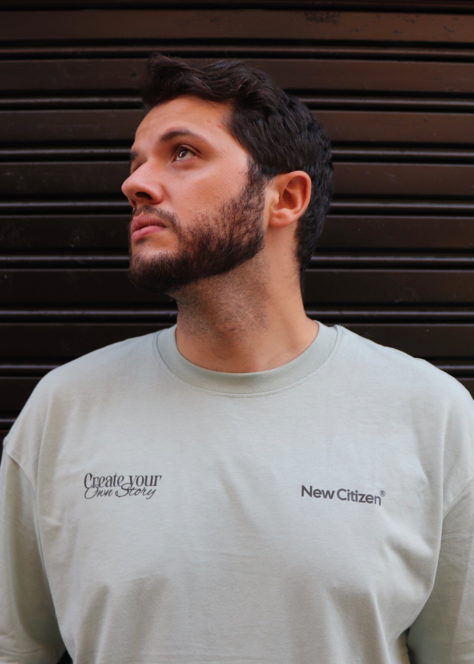 Create Your Own Story – Camiseta Oversize Pistacho - New Citizen