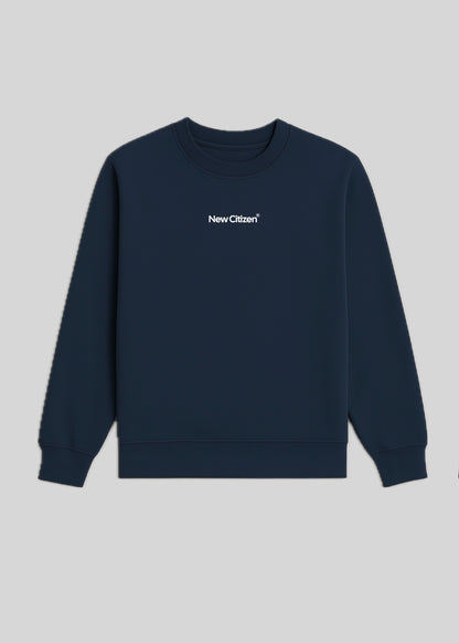 Live More Fear Less – Sudadera Azul Marino Unisex - New Citizen