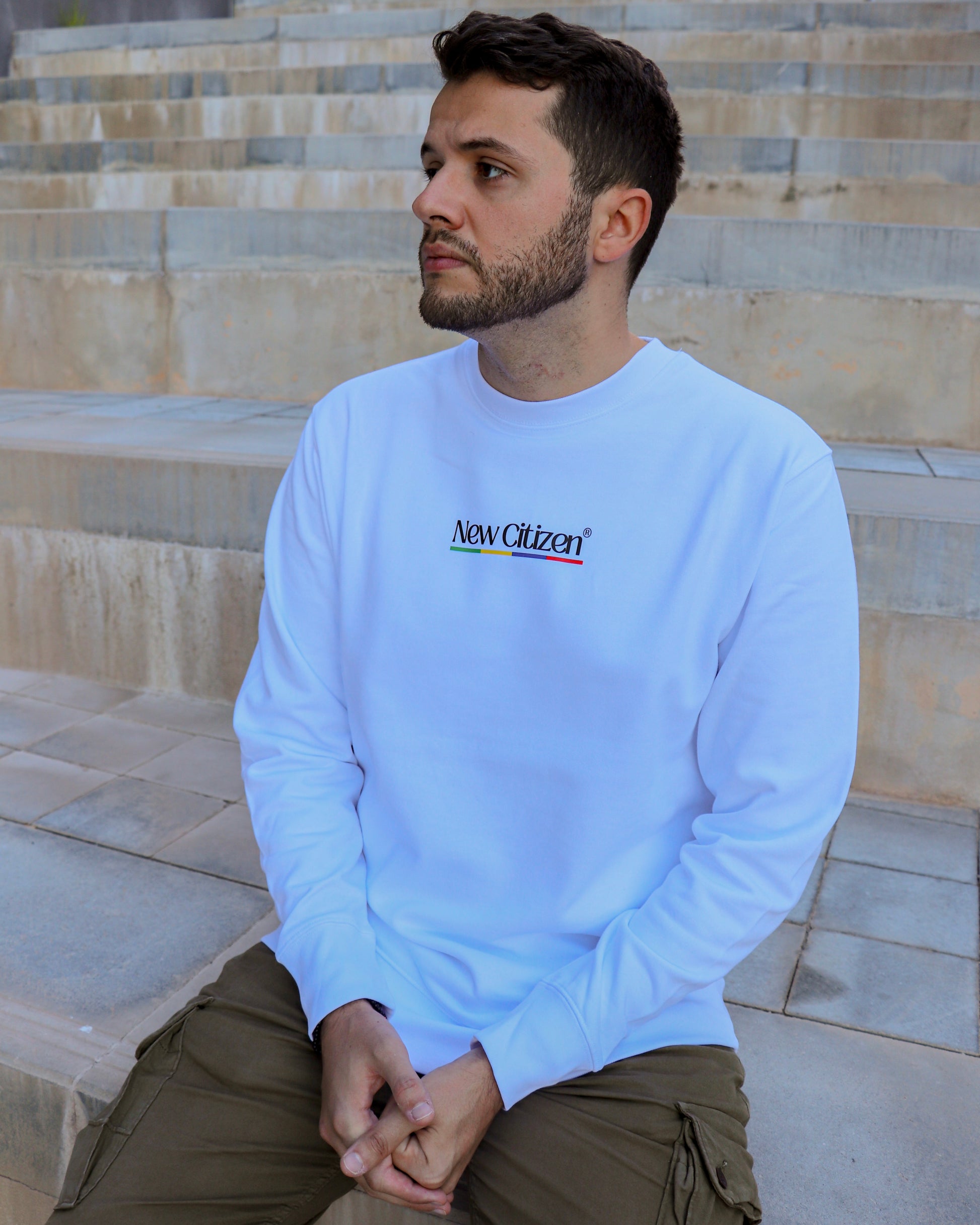 The Dreamers Club – Sudadera Blanca Unisex - New Citizen